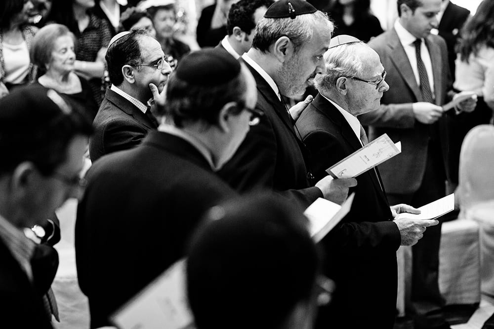 ceremonia judía en Madrid