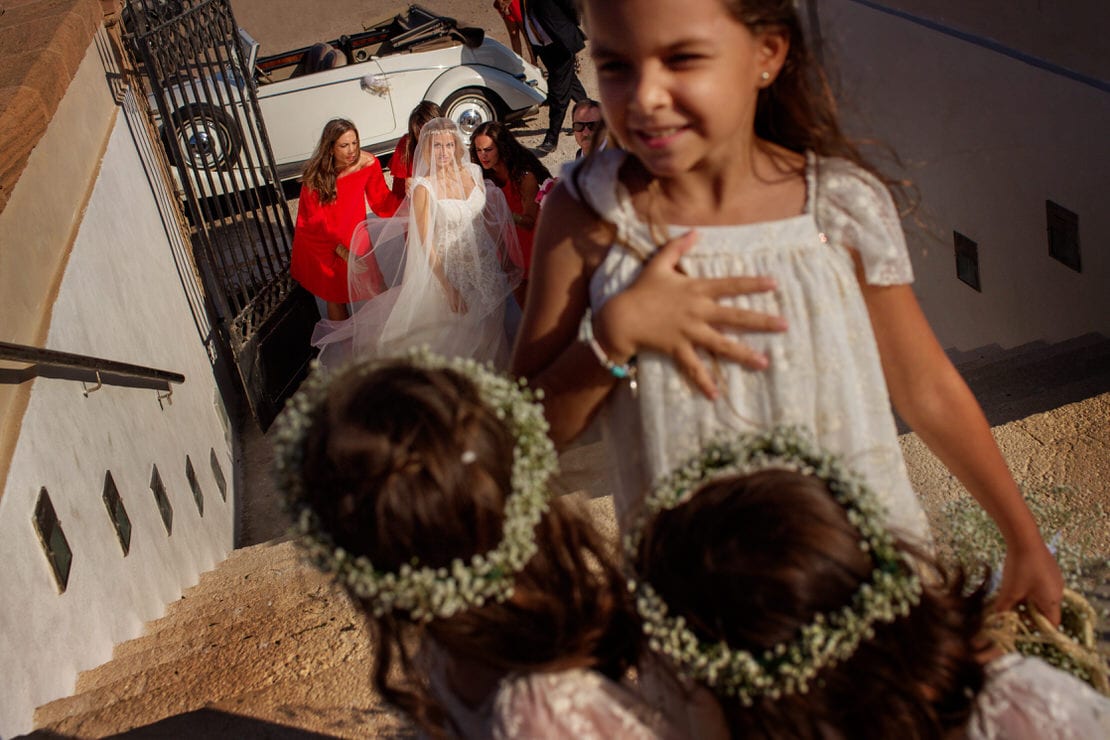 llegada de la novia, iglesia Cabo de Gata